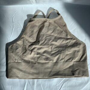 Aerie Chill Play Move High Neck Sports Bra No Cups